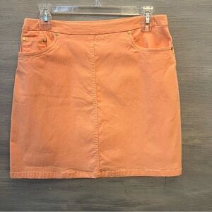 Hearts of Palm Peach Skort Size 6 Like New